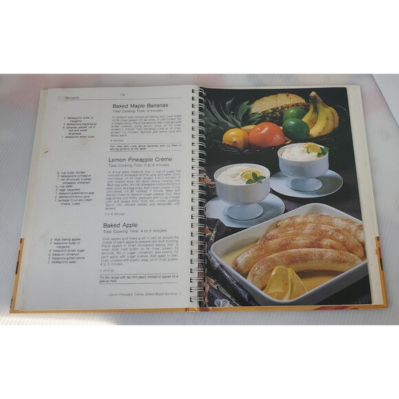 Kenmore Microwave Cooking Recipes Vintage 1981 Spiral Cookbook by Sears 1980s - Picture 14 of 16